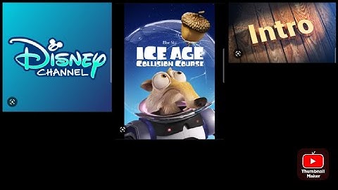 Ice Age: Collision Course - Disney Channel Intro (Network Premiere) (500 Subs Event w/FX)