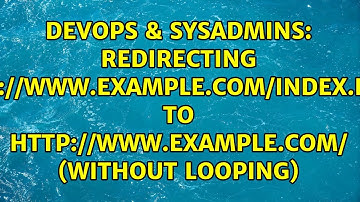 Redirecting http://www.example.com/index.html to http://www.example.com/ (without looping)