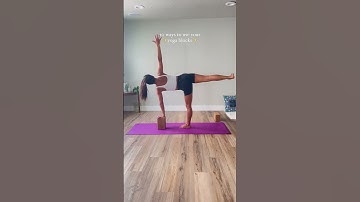 10 Creative Ways to Use Yoga Blocks