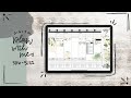 Digital Plan with Me - May 2022 Planning // Planning w/ an iPad Pro & GoodNotes 5 // No Talking