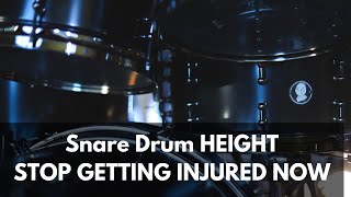 Snare Drum Height Mechanics - How To Assess YOUR PERFECT Snare Drum Height - Modern Drummer 2017