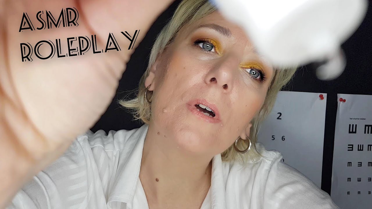 Uloga: kod oftalmologa/softspoken,keyboard tapping,different tingly sounds/