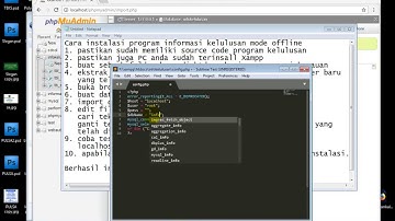 PART 1 : Instalasi prgram informasi kelulusan siswa