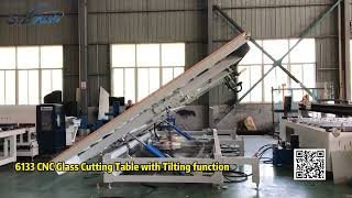 6133 Glasino CNC Glass cutting machine with table tilting +8618753115367