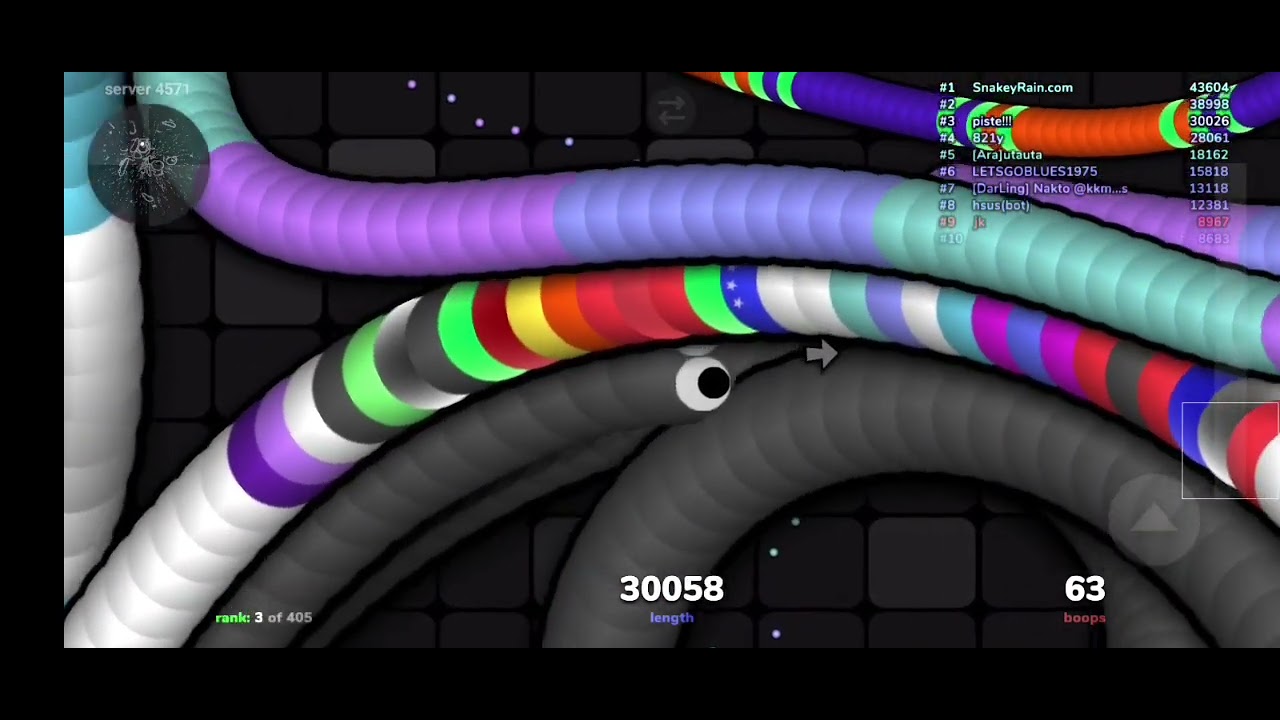Highlights and Squeeze in [Slither.io] with friends