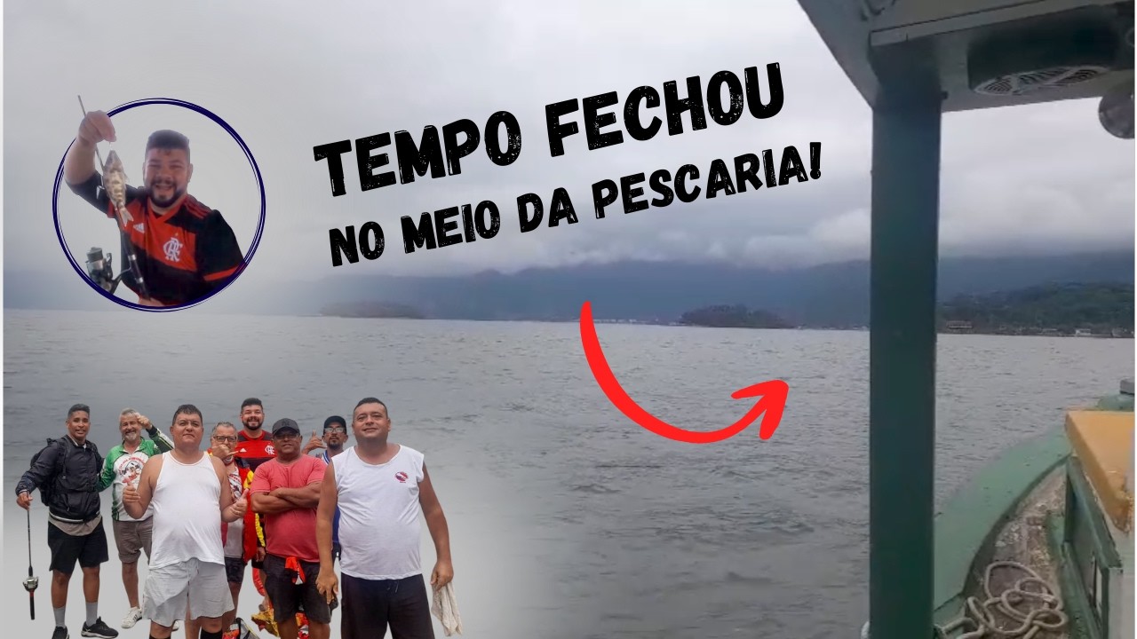 Estávamos na pescaria até que...