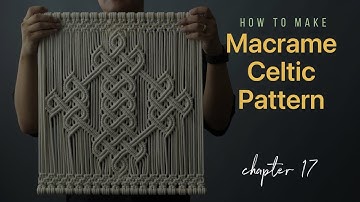 [Eng sub]How To Make Macrame Celtic Pattern/마크라메 켈틱매듭패턴 제작과정