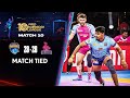 Bengal warriors  jaipur pink panthers settle for first tie of pkl 10