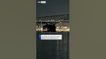 How did the cargo ship crash into the Francis Scott Key Bridge in Baltimore?
