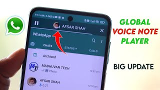 WhatsApp ? Global Voice Note Player ? | WhatsApp Biggest Update 2022 | WhatsApp Audio Player