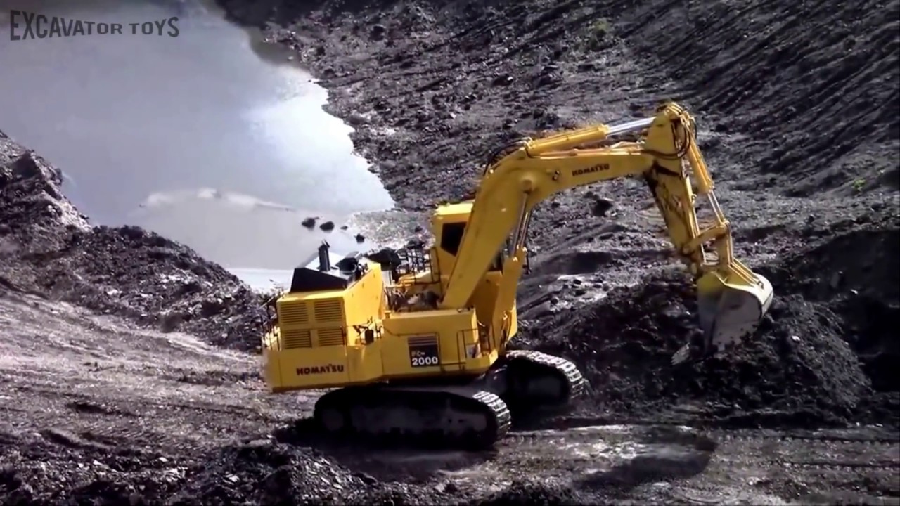 Giant excavator at work 2017 YouTube