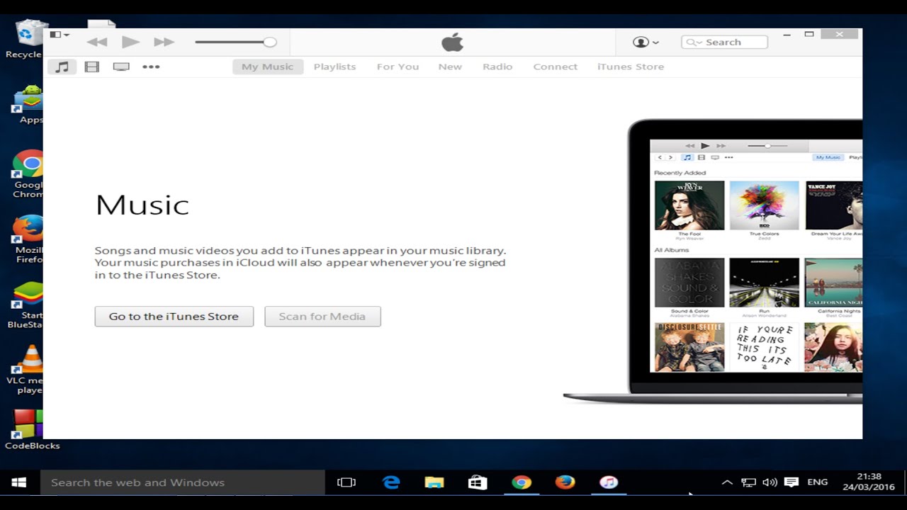 instal itunes on windows 10