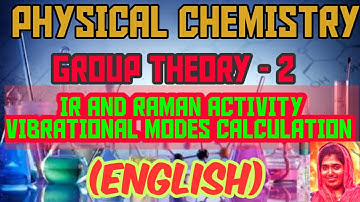 Applications of Group Theory|IR and Raman active modes|English|Vibrational and rotational modes