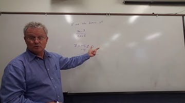 Finding the Domain of a Rational Expression