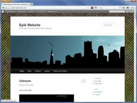 WordPress Custom Header & Background Options