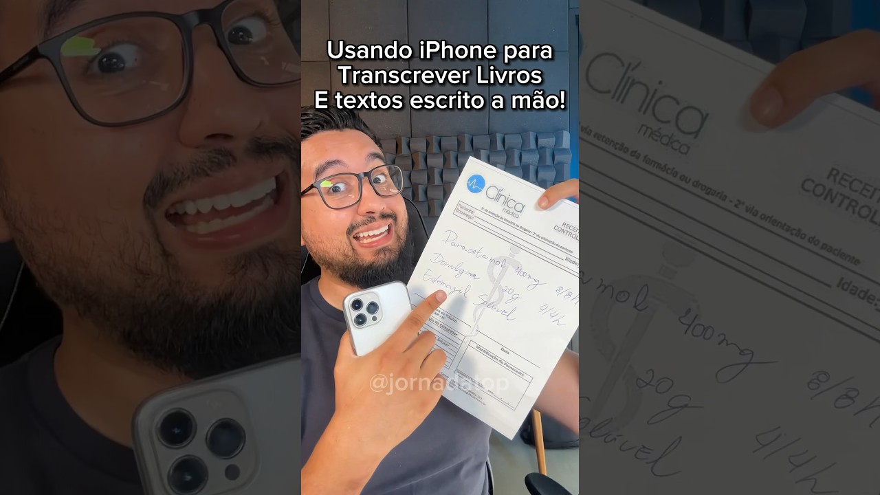 Usando iPhone para ler textos #iphone #dicas #celular #truques #tecnologia