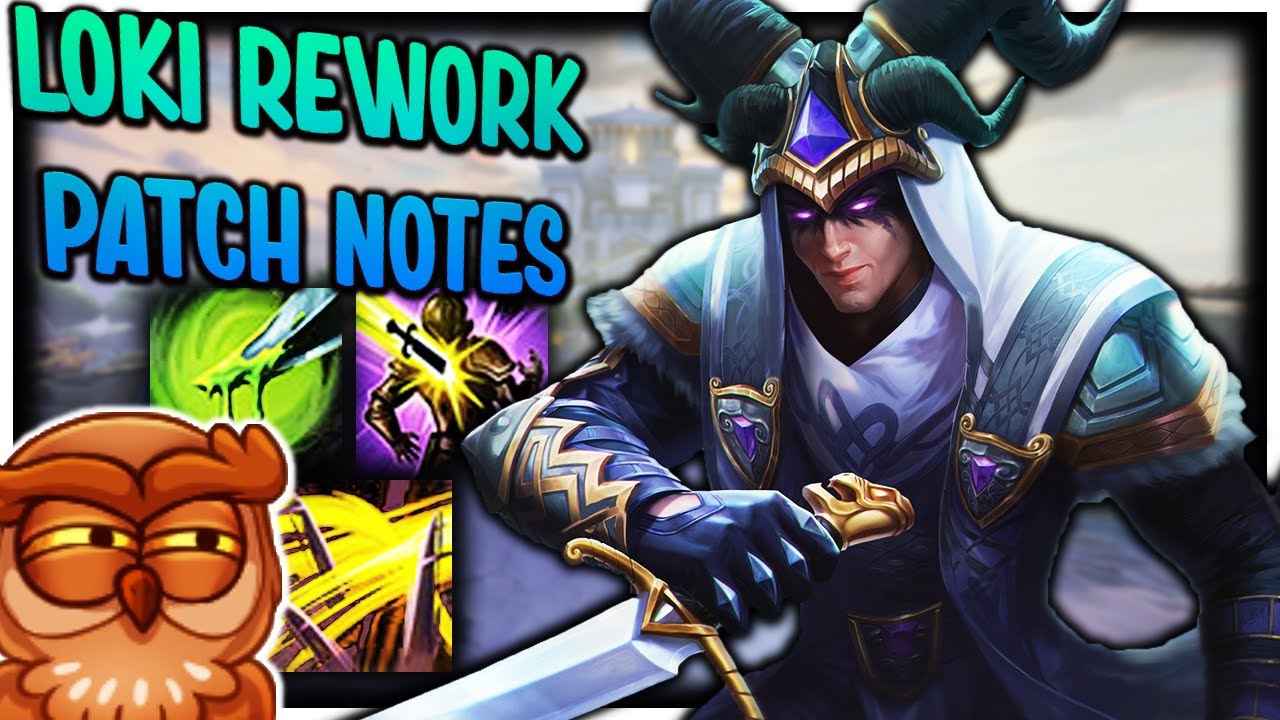 LOKI REWORK PATCH NOTES! HE WILL ACTUALLY BE FUN! | Incon | Smite - YouTube