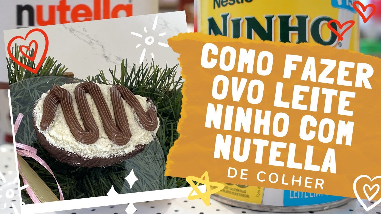 Ovo Especial - Nutella + Brigadeiro de Leite Ninho - wookies