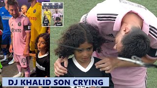 🥺The Way Messi Consoled An Overwhelmed Young Boy, Dj Khalid's Son!