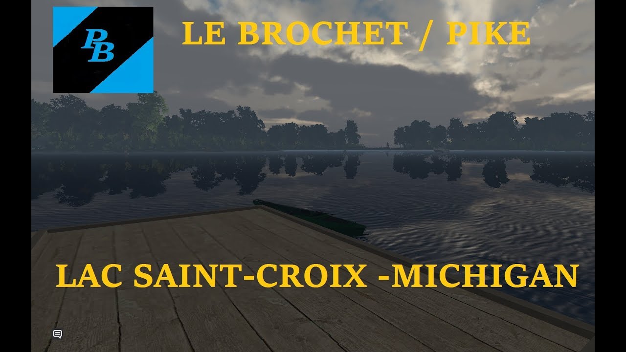(HD) TUTO FISHING Brochet/pike Lac SaintCroix Michigan
