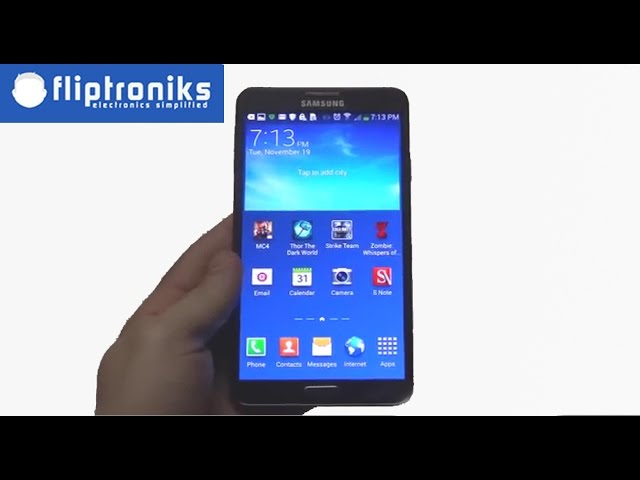How To Take Samsung Galaxy Note 3 Screen Shot Capture Print Screen Fliptroniks Com Youtube