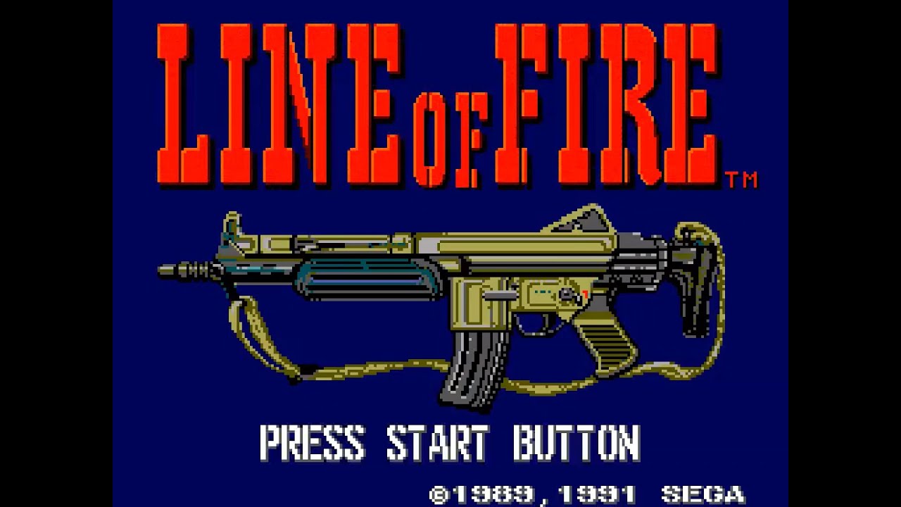 海外マスターシステム　LINE of FIRE Master System Longplay [118] Line of Fire (EU) - YouTube