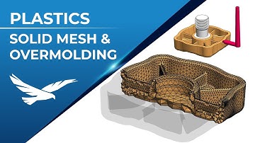SOLIDWORKS Plastics: Solid Mesh and Domain Specification for Overmolding