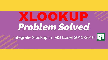 How to Add Xlookup Function in MS Excel (2007-2016) | How to Get Xlookup Function (Add-In) in Excel