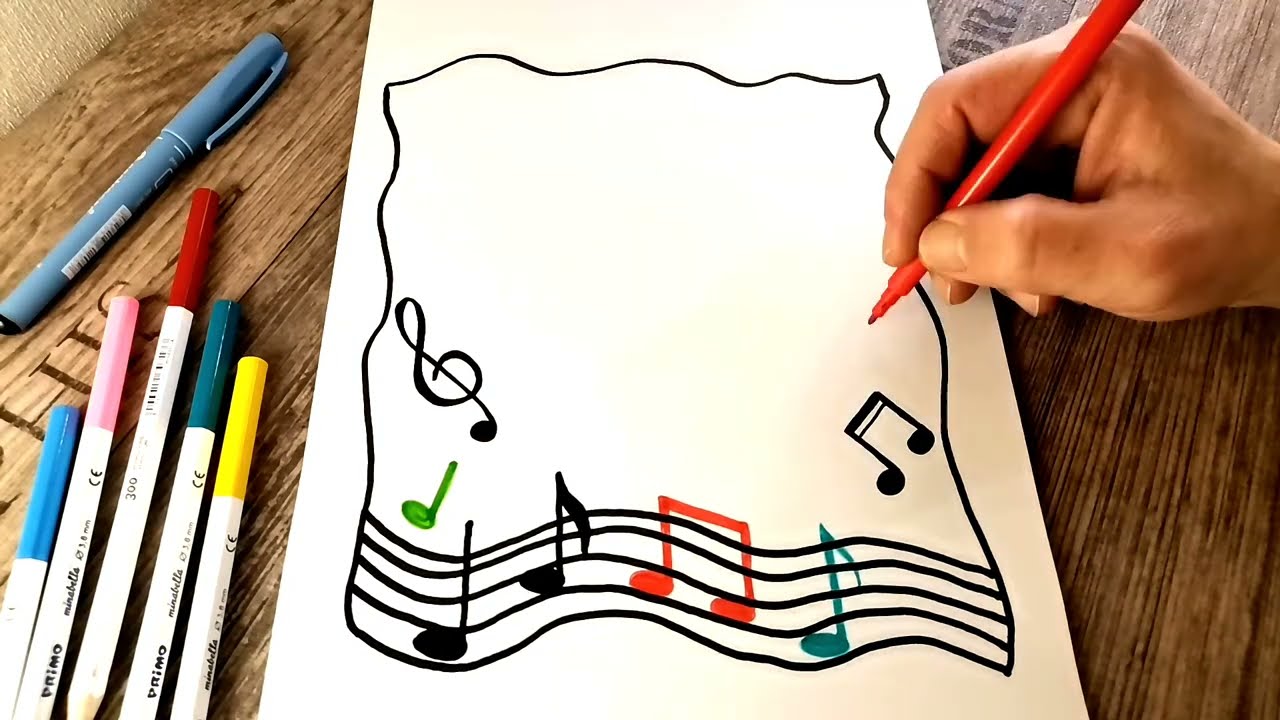 Music Inspired Border Design / Assignment Front Page ...