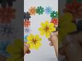 How to make Easy Paper Flower | 🌼🌸🏵️#flowers#diy#viral#shorts#trending#craft#homemadepapercraft