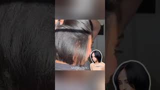Feeling the flow with this layered curtain bangs bob!✨Like it?💅Myfirstwig