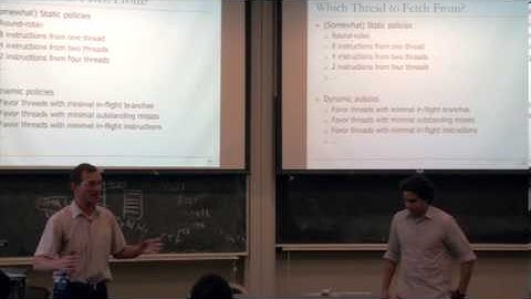 Carnegie Mellon -Parallel Computer Architecture 2012 - Onur Mutlu - Lecture 10 - Multithreading II