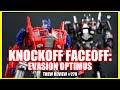 Knockoff faceoff aoe evasion mode optimus prime  thews awesome transformers reviews 270