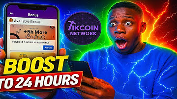 TIKCOIN - How To Boost and Increase Your Mining Hrs To 24Hr + Bonuses