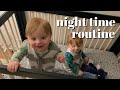 one year old twins night time routine!