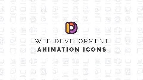 Web development  Animation Icons Download free | After Effects | After Effect tutorials