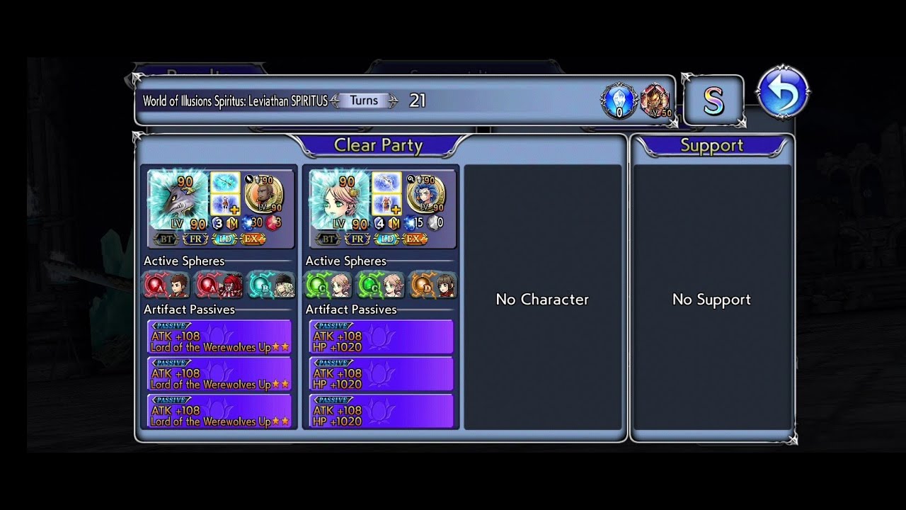 Leviathan Spiritus DFFOO - Lenna/Kelger no BT