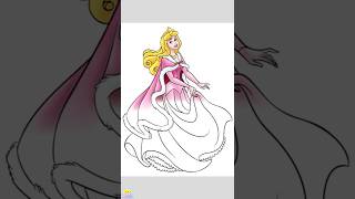Coloring Disney Princess Aurora