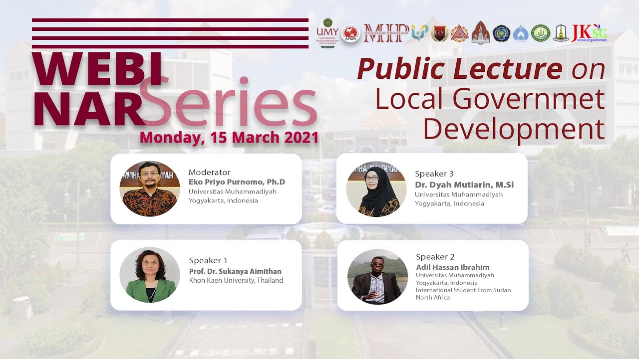 Webinar Series 2nd - Local Government Development - YouTube