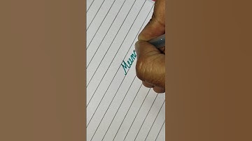 "Meena" name in cursive writing #trending #viral #shorts