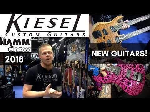 kiesel-guitars---booth-walk-thru-with-jeff-kiesel!-|-winter-namm-2018!