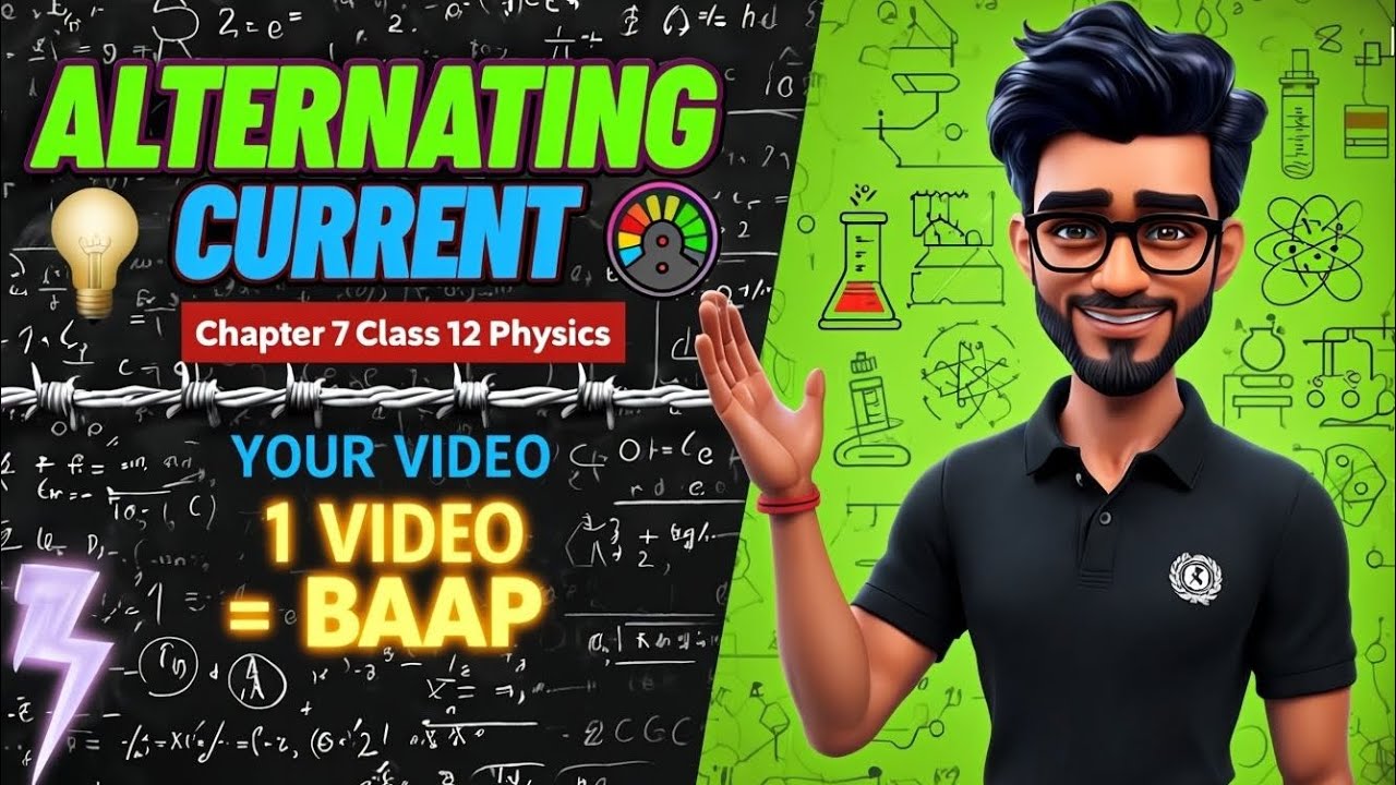 PHYSICS CH 7 RMS VALUE OF CURRENT PART 2 #physics #ac #physicsclass12 # ...