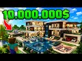 Meine *NEUE* 10.000.000$ VILLA in MINECRAFT!