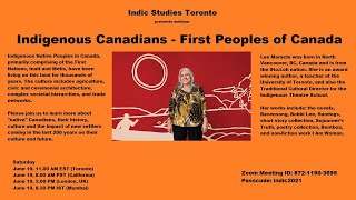 Indigenous Canadians - First Peoples of Canada | Lee Maracle | Indic Studies Toronto