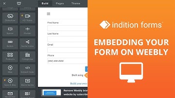 How to Embed your form into Weebly