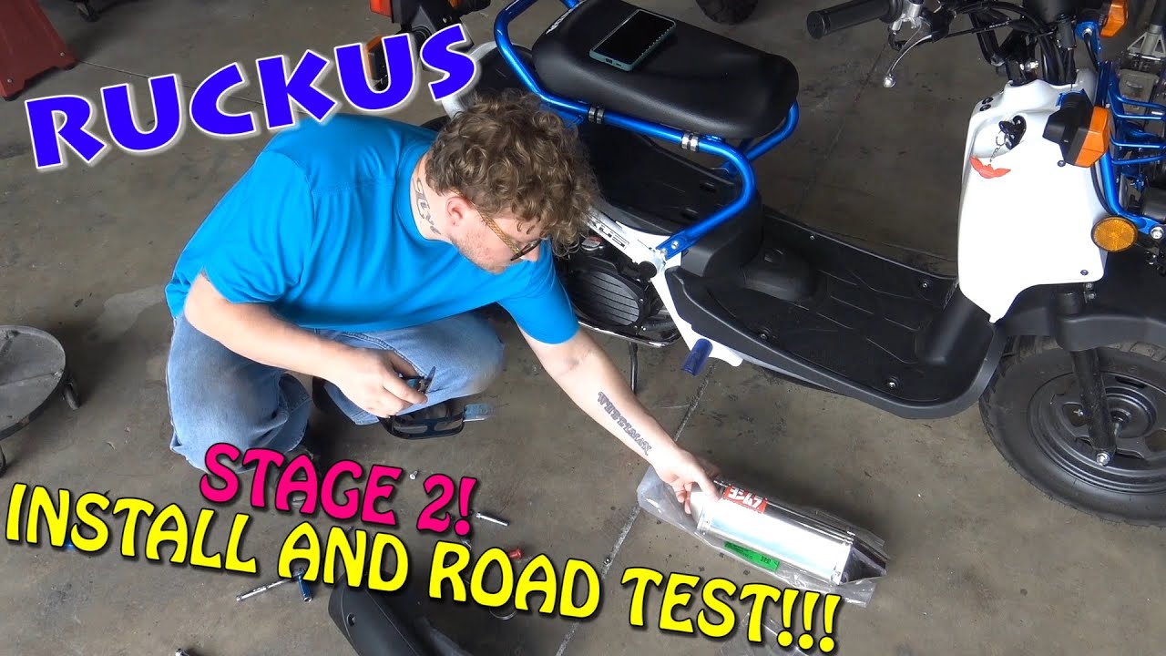 Stage 2 Build On A Honda Ruckus