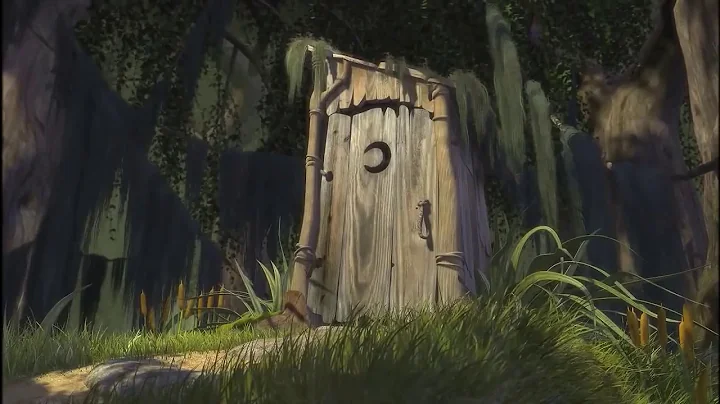 Shrek intro but Shrek appearances have been sped up by 5% and Shrek--less scenes sped down by 5%