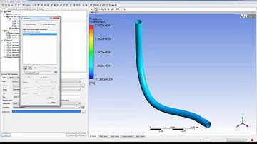 Ansys workbench 2waytwo way FSI Tutorial Pipe 3/3