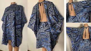 Trending SHORT BUBU GOWN with DEEP BACK NECK OPENING with an inner belt 