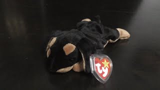 TY BEANIE BABY 1996 DOBY THE ROTTWEILER DOG PLUSH REVIEW